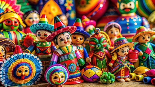 Colorful Handcrafted Mexican Toys - Traditional Treasures Full of Charm