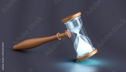 Time and Law Gavel