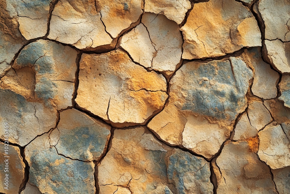 Cracked Earth Dry Soil Texture Desert Landscape Drought Arid Land Cracked Earth Dry Soil Texture Desert Landscape Drought Arid Land