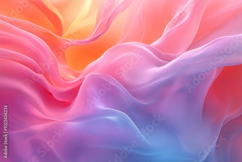 Abstract Pink Purple and Orange Fabric Texture Background