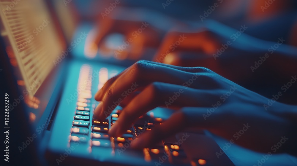 Multiple hands typing on the same office keyboard, diverse skin tones interacting with keys, soft natural light from a nearby window, slightly blurred office background, Multiple hands typing on the same office keyboard, diverse skin tones interacting with keys, soft natural light from a nearby window, slightly blurred office background,