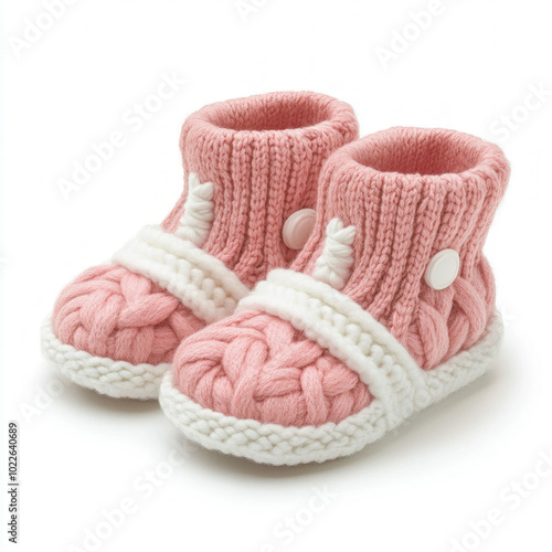 Baby Booties Isolated