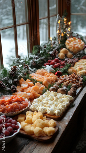 beautifully arranged platte...