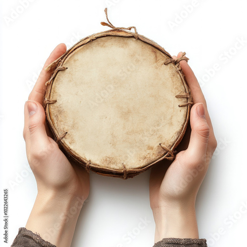 Hand Drum Isolated