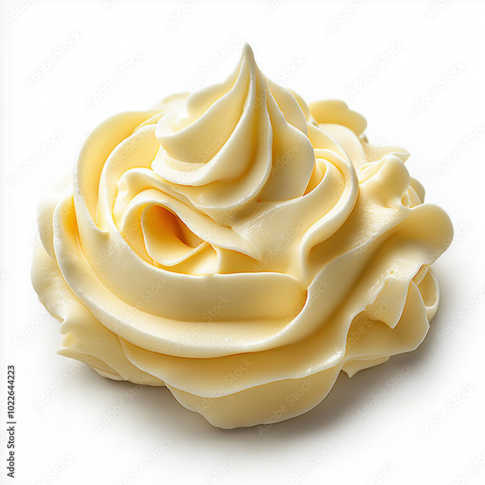 Mascarpone Isolated Mascarpone Isolated