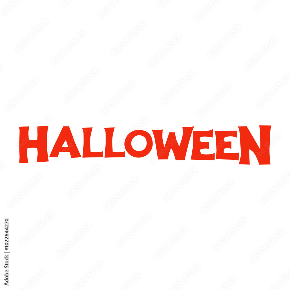 Vector lettering for Halloween. text in flat style. grunge font template for holiday design Vector lettering for Halloween. text in flat style. grunge font template for holiday design