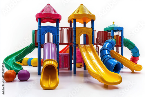 Playground On White Background