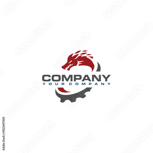 Dragon Repair logo icon vector