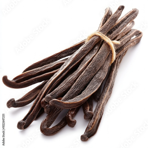 Vanilla Bean Isolated