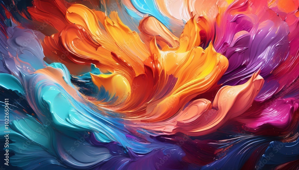 Paint Strokes Background