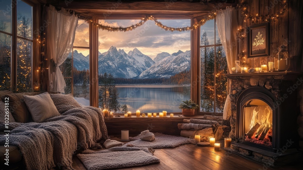 Cozy Winter Cabin with Scenic Mountain View Cozy Winter Cabin with Scenic Mountain View