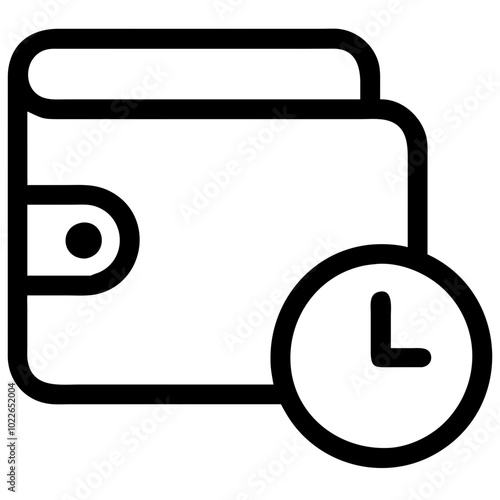 Deadline payment icon symbol for business marketing