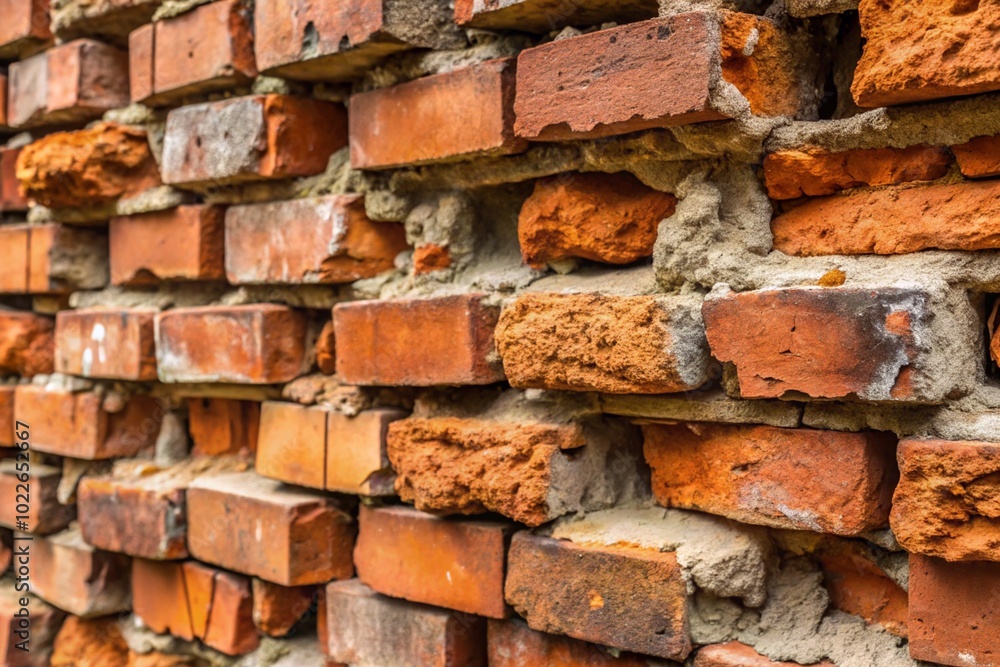 Weathered red brick wall texture natural age patterns Weathered red brick wall texture natural age patterns