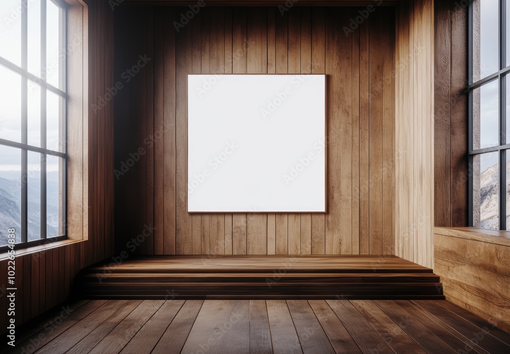 Wood Room Mockup. Wood Room Mockup.