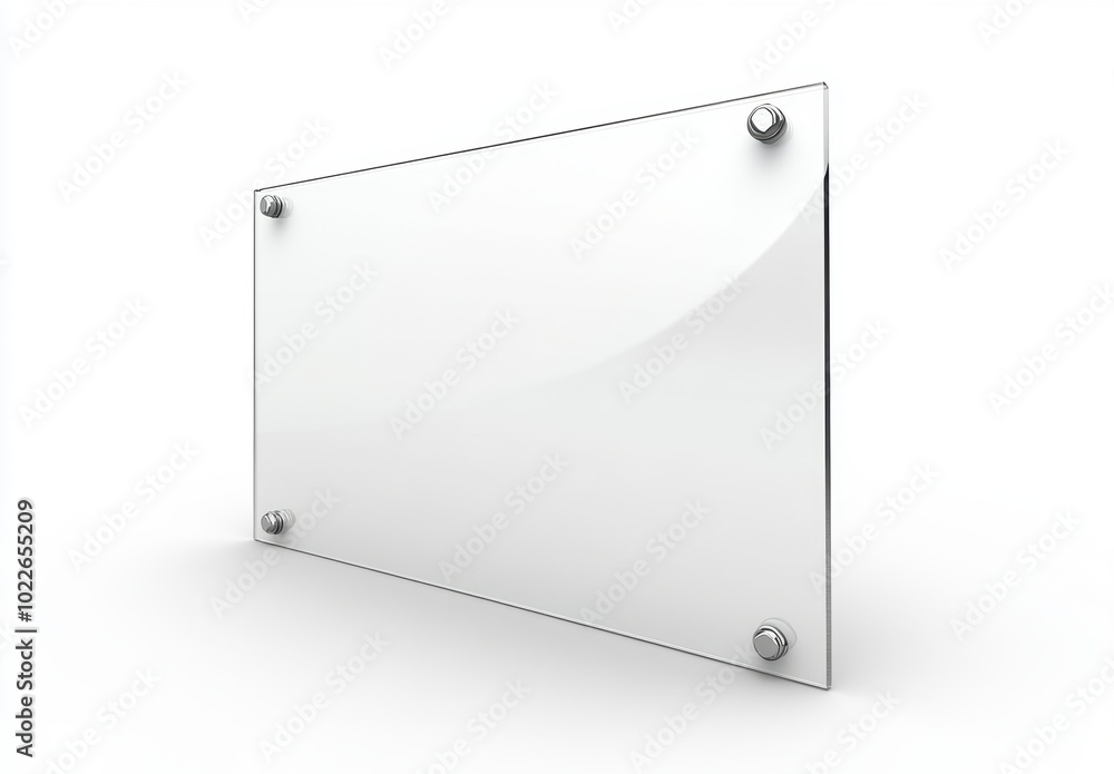 Glass Sign Mockup. Glass Sign Mockup.