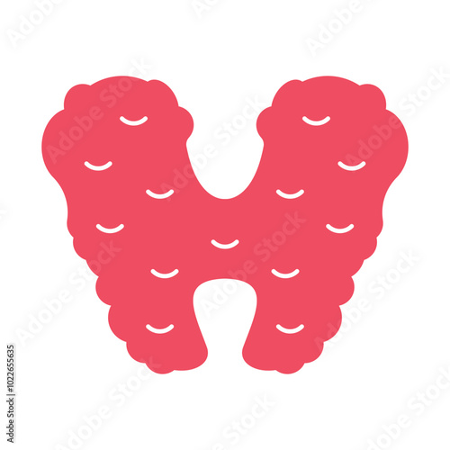Thyroid Icon, Body human anatomy