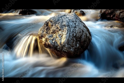 Breathtaking rocky mountain river landscape photography capturing nature s serenity photo