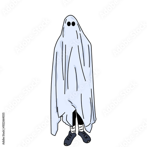 halloween ghost cartoon