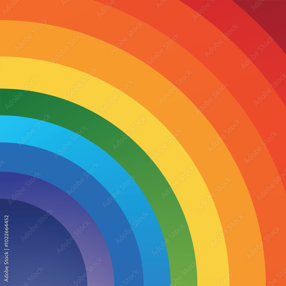 Fototapeta premium Rainbow Bright Vivid Color Gradient Background With Smooth Texture And Vibrant Rainbow Colored Design