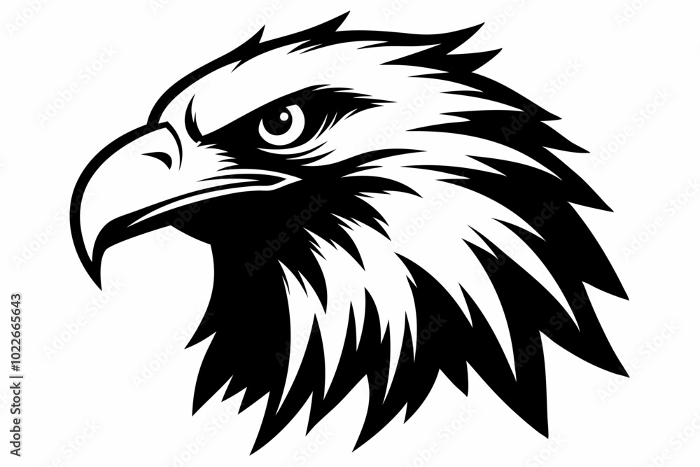 eagle head vector silhouette, hawk head silhouette vector eagle head vector silhouette, hawk head silhouette vector