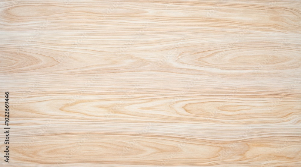 Light wooden background with a close-up view of natural grain texture, perfect for product photography.
