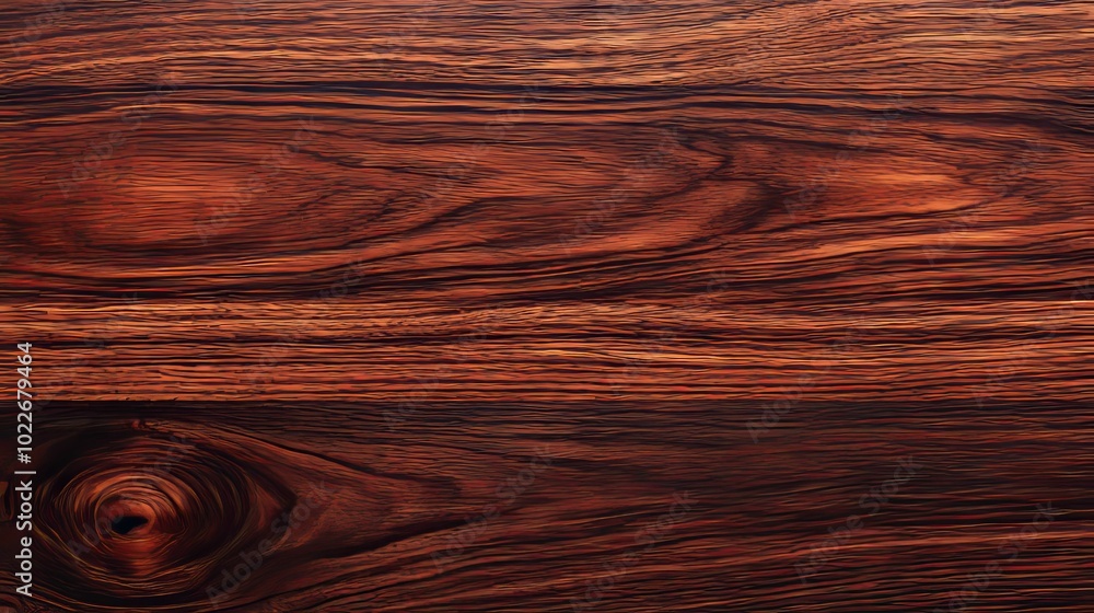 Rich Brown Wooden Texture with Knot and Grain Rich Brown Wooden Texture with Knot and Grain