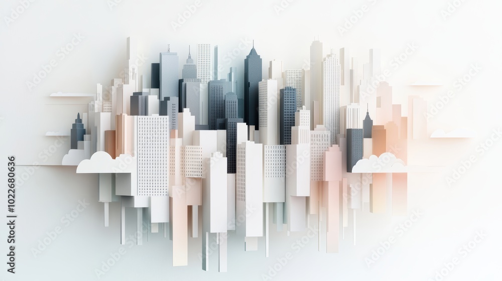 A cityscape composed of fragmented buildings, each frozen in a different moment of time, creating a sense of disjointed chronology. A cityscape composed of fragmented buildings, each frozen in a different moment of time, creating a sense of disjointed chronology.