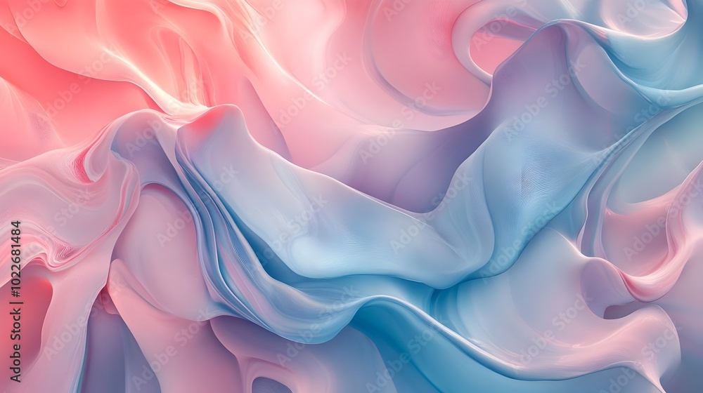 Flowing Pastel Waves Creating a Soothing Abstract Rhythm Flowing Pastel Waves Creating a Soothing Abstract Rhythm