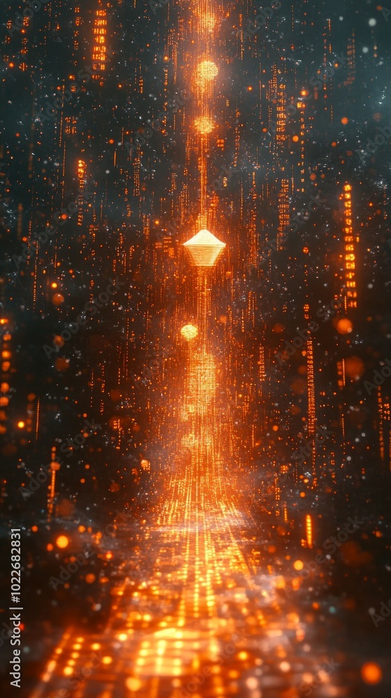 Naklejka premium Creation from Code, Digital Prototyping and 3D Printing