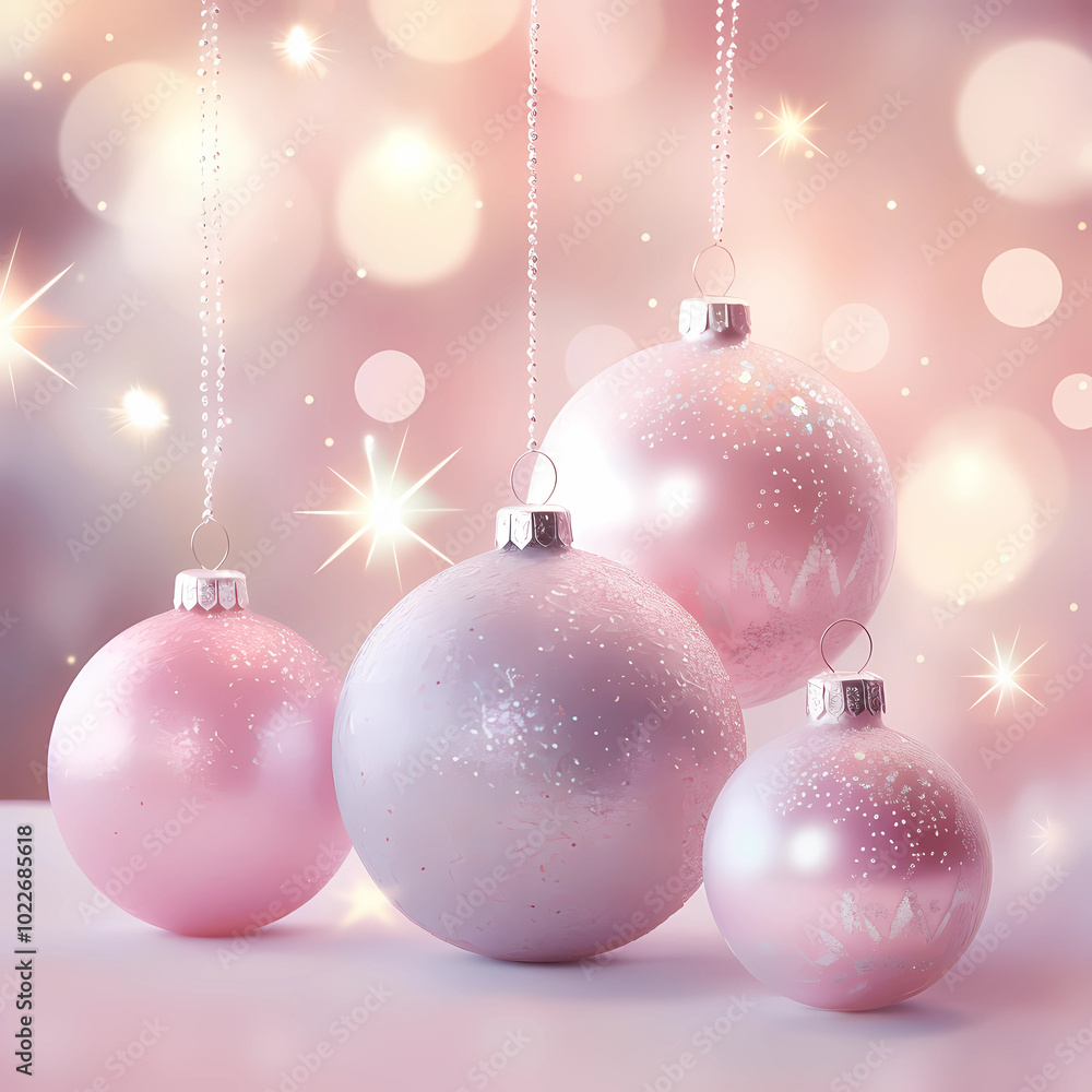 Christmas illustration pink background Christmas illustration pink background