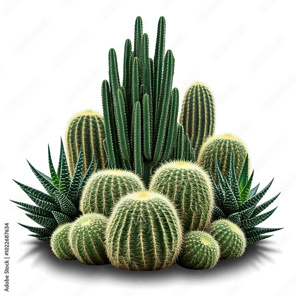cactus isolated on white cactus isolated on white