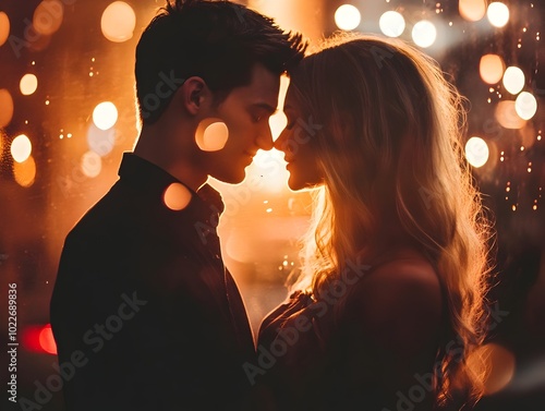 Enchanting Embrace A Soulful Connection Amidst Captivating Ambiance photo