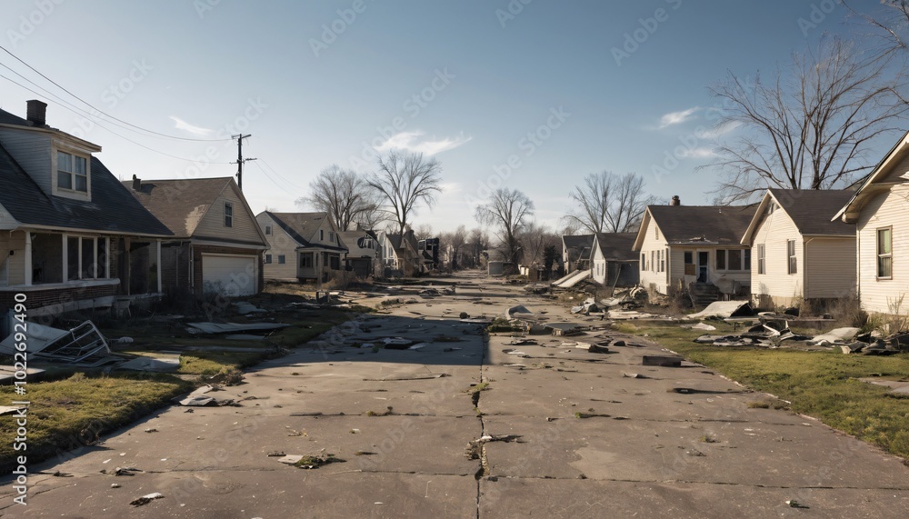 abandoned suburban post apocalypse abandoned suburban post apocalypse