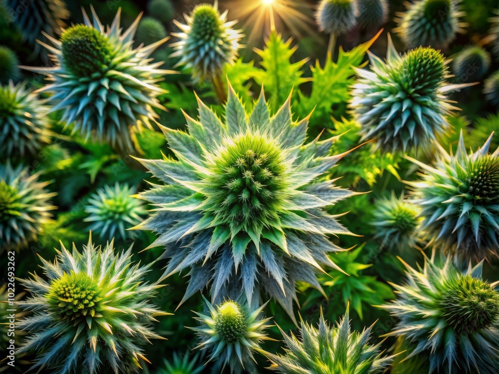 Aerial View of Crown of Thorns: Nature's Intricate Design and Symbolism Aerial View of Crown of Thorns: Nature's Intricate Design and Symbolism