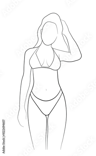 woman swimsuit bikini body figure