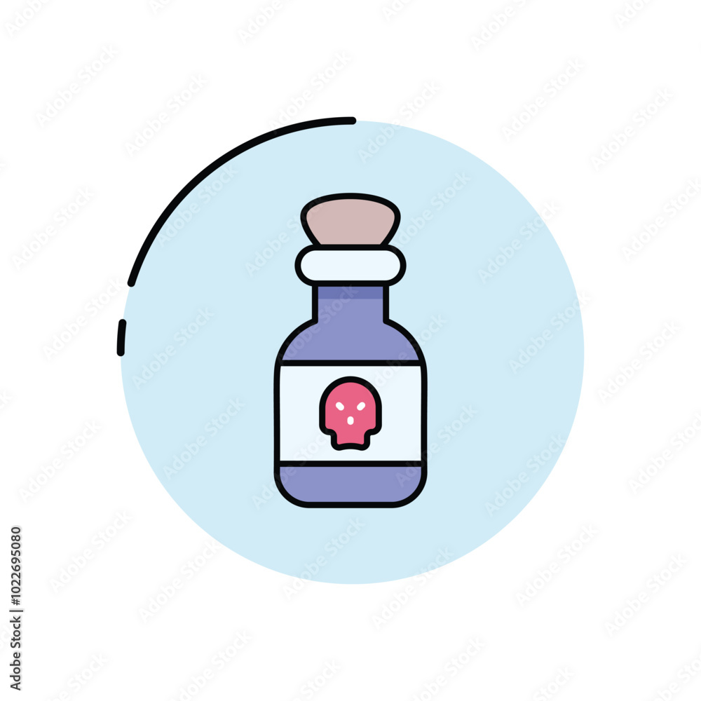 Poison vector icon Poison vector icon