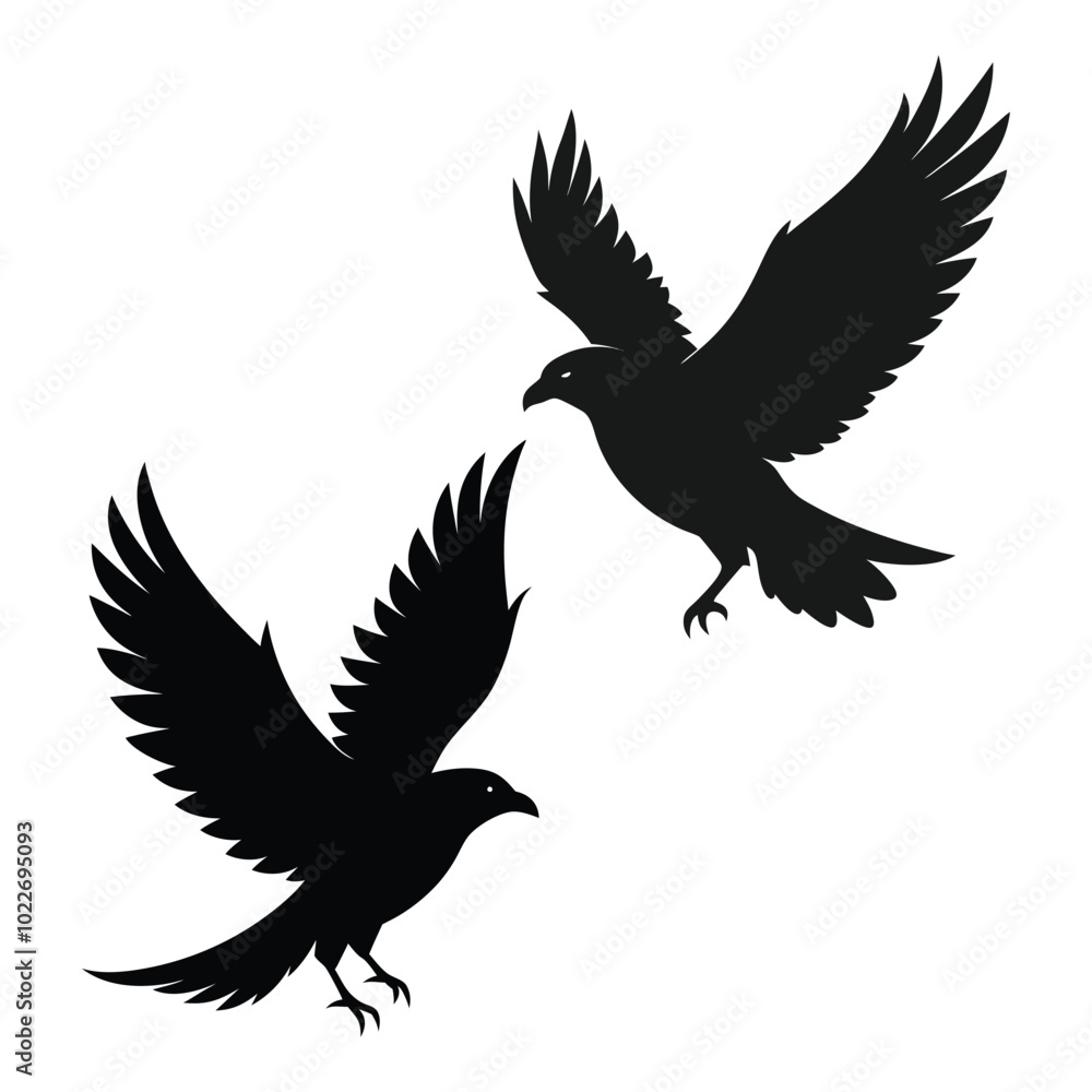 Fototapeta premium Bird sihlouette 