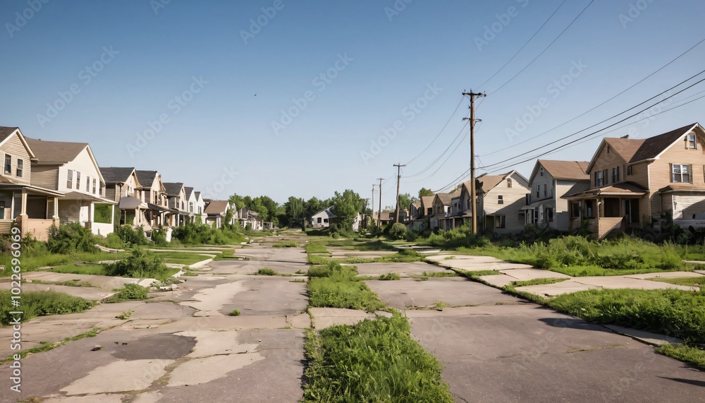 abandoned suburban post apocalypse abandoned suburban post apocalypse