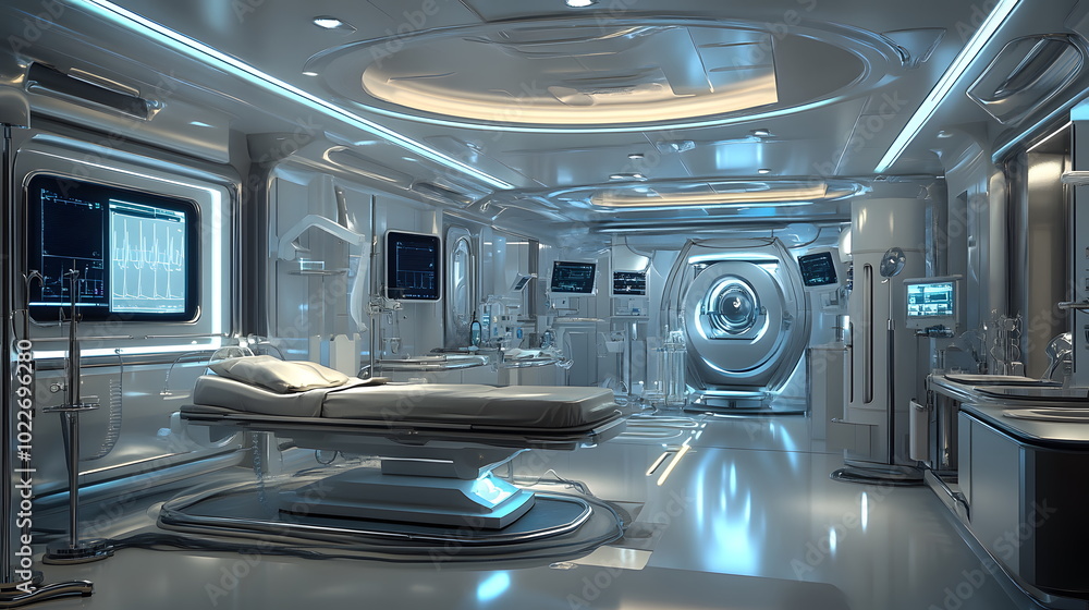 Nanobot-Enhanced Futuristic Hospital Design Nanobot-Enhanced Futuristic Hospital Design