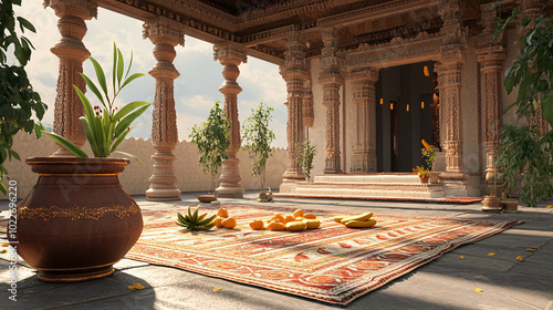 happy pongal day tamil nadu traditional indian festival background, diwali, makar sankranti