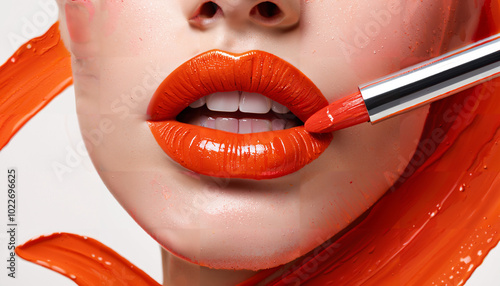 Plakat Éclat Orange