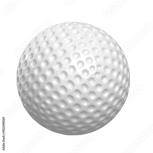 3D Golf Ball Illustration