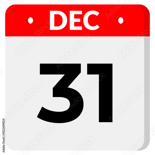 31 December Date Icon