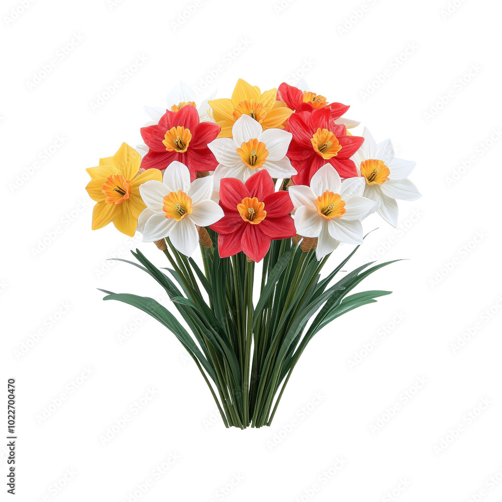 Bouquet of Colorful Daffodils Bouquet of Colorful Daffodils