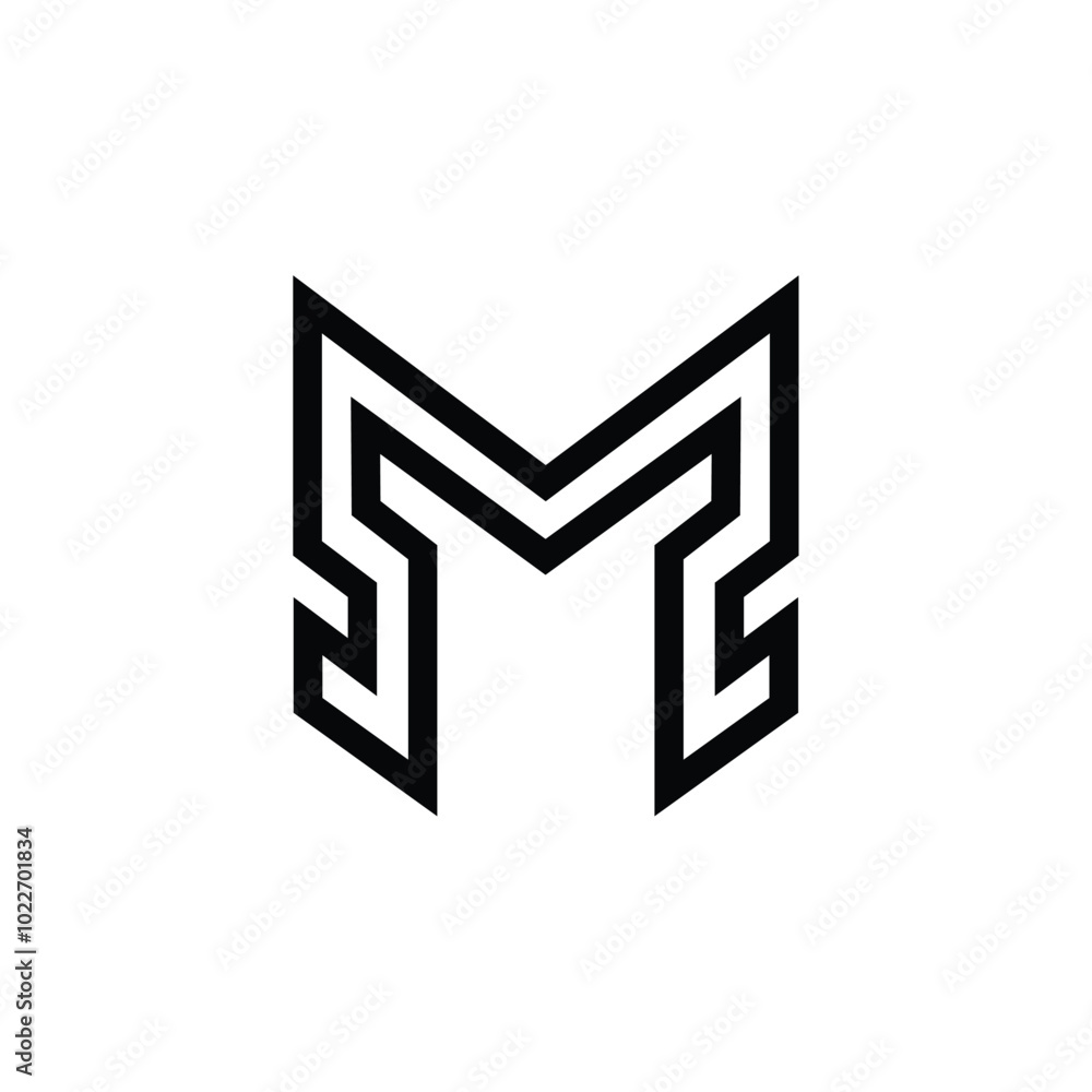 Modern and Minimalist Unique M Letter Logo Design Idea Modern and Minimalist Unique M Letter Logo Design Idea