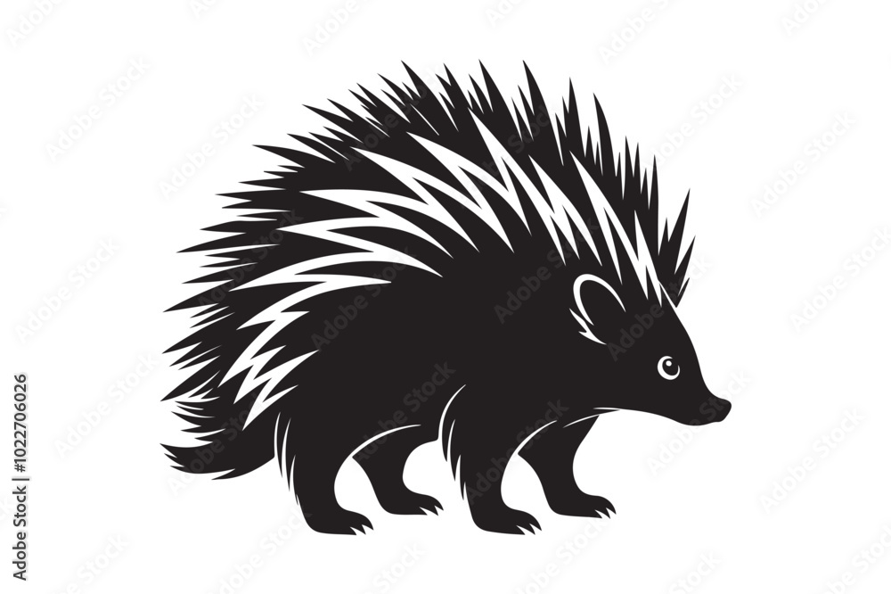 Porcupine silhouette vector illustration, Porcupine silhouette vector, Porcupine silhouette Porcupine silhouette vector illustration, Porcupine silhouette vector, Porcupine silhouette