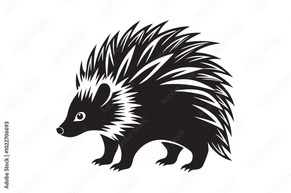 Porcupine silhouette vector illustration, Porcupine silhouette vector, Porcupine silhouette Porcupine silhouette vector illustration, Porcupine silhouette vector, Porcupine silhouette