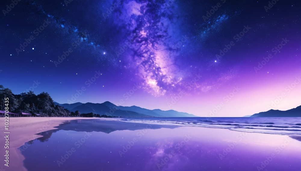 Anime Beach at Night Anime Beach at Night