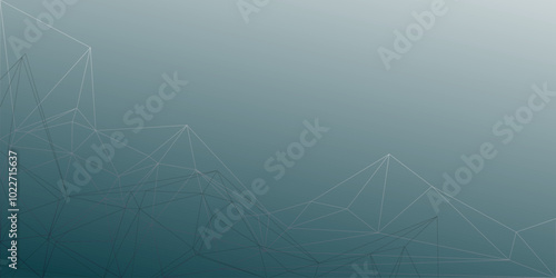 Abstract wireframe technology background, presentation banner or cover design