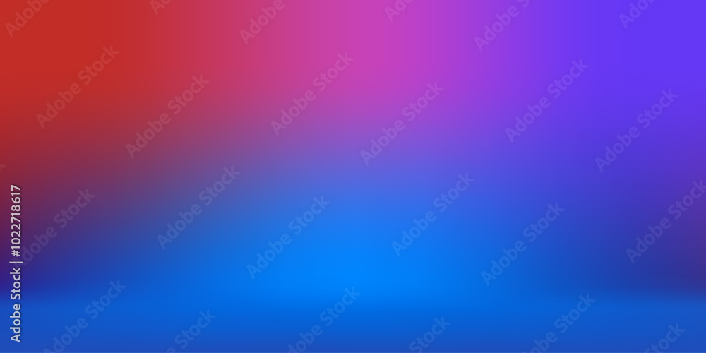 Obraz premium gradient purple red and blue color, multicolor gradation for background, gradien graphic background